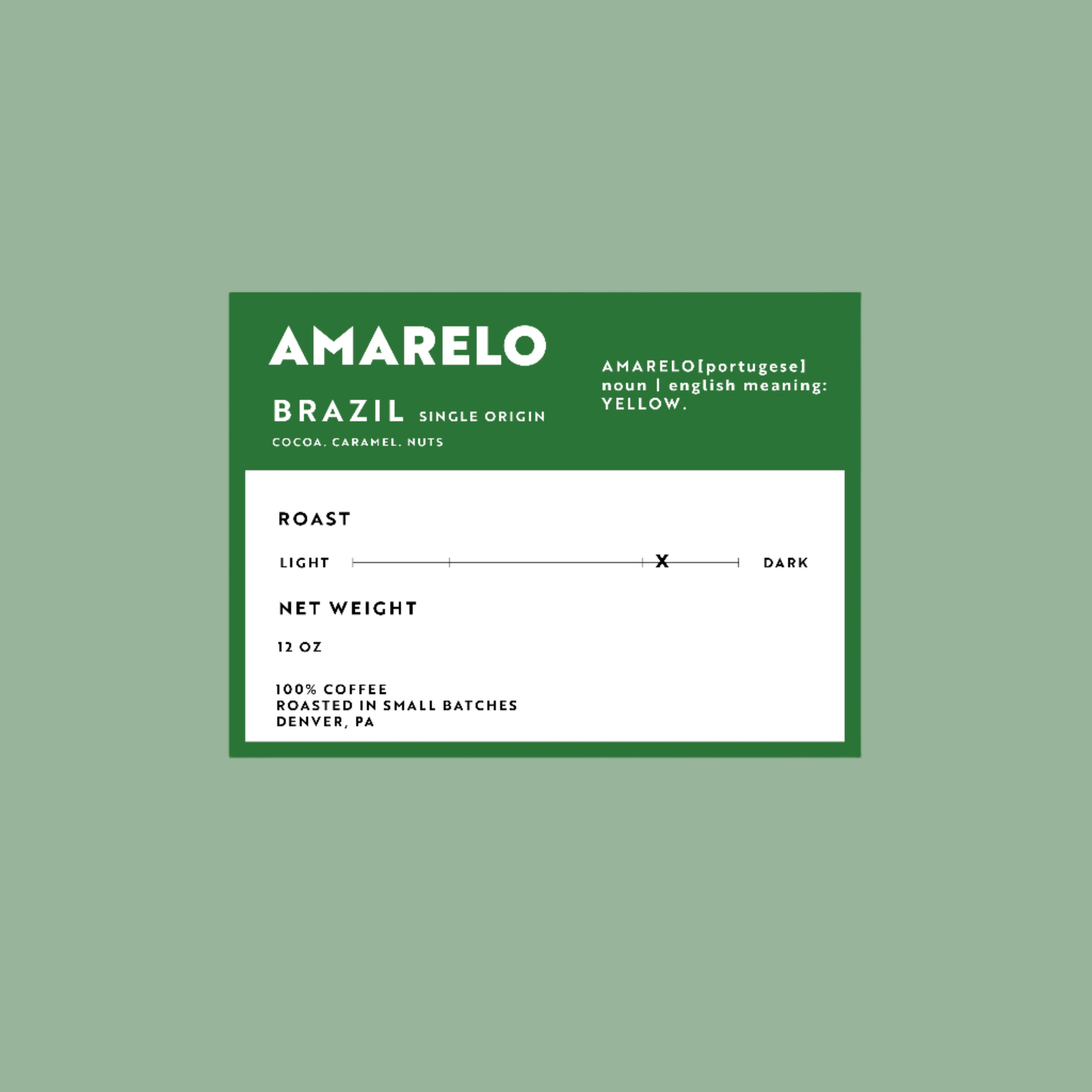 AMARELO Brazil - Bodega Coffee Roasters