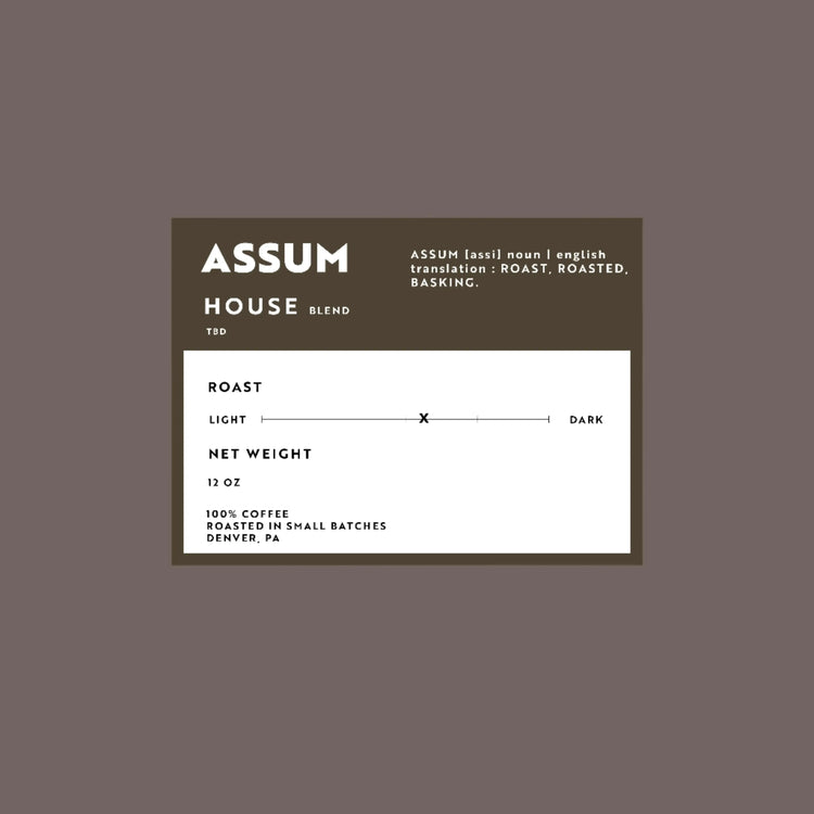 ASSUM house blend - Bodega Coffee