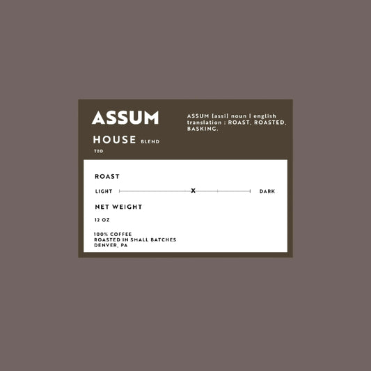 ASSUM house blend - Bodega Coffee